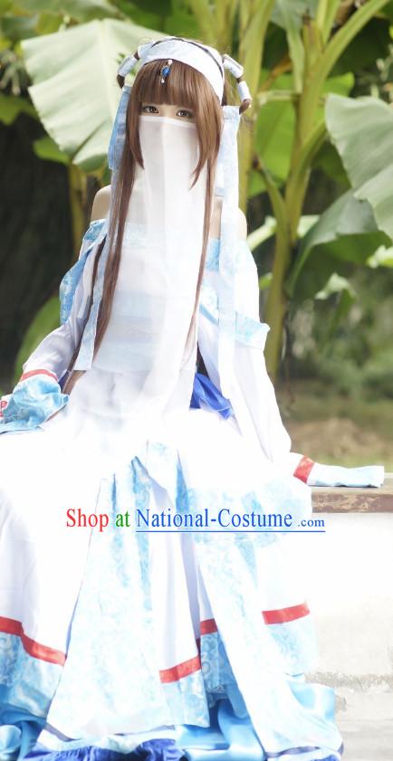 Chinese hanfu ancient costumes cosplay princess empress clothing outfit