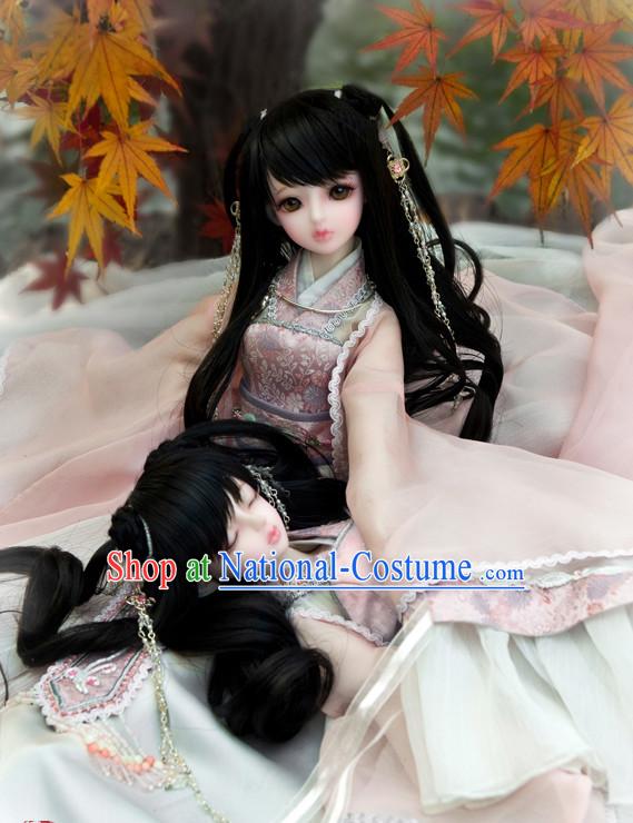 Chinese Costumes Asia fashion China Civilization Traditional Clothing Halloween Costumes for Girls