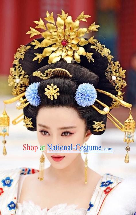 Tang Dynasty Style Chinese Empress Hair Accessories Hair Extension