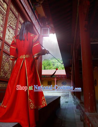 Chinese costumes halloween costume empress emperor hanfu outfit suit