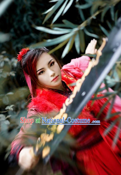 Chinese Costume Asian Fashion China Civilization Medieval Costumes Swordwoman Outfits