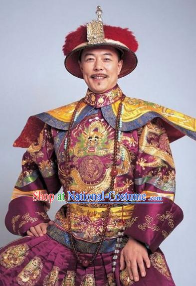 Chinese Emperor Costume Asian Fashion China Civilization Medieval Costumes Carnival Costume