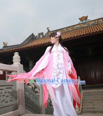 Asian Fashion Chinese Female Fairy Hanfu Outfit Complete Set for Women