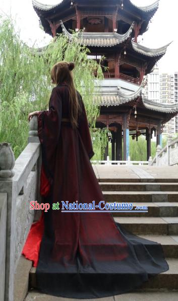 Asian Fashion Chinese Emperor Kimono Costumes Complete Set for Men