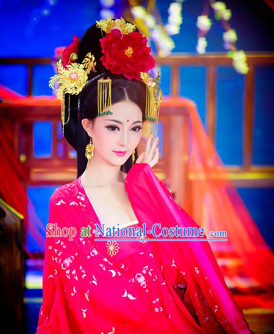 Tang Dynasty Chinese Empress Hair Jewelry for Women