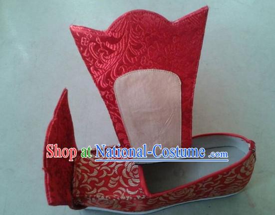 Handmade Chinese Traditional Bridal Ladies Shoes Footwear