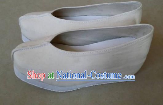 Handmade Chinese Traditional Ladies Fabric Shoes Footwear