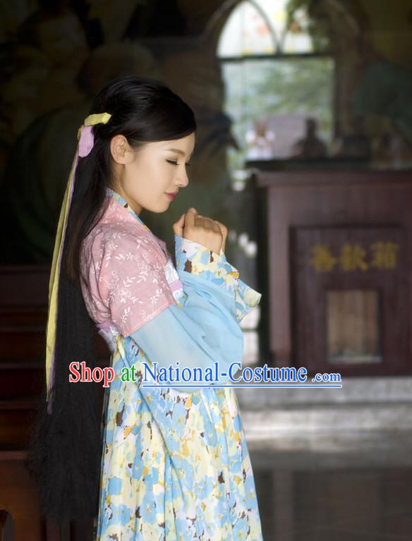 Asian Fashion online Oriental Dresses Chinese Hanfu Plus Size Wholesale Dresses Complete Set