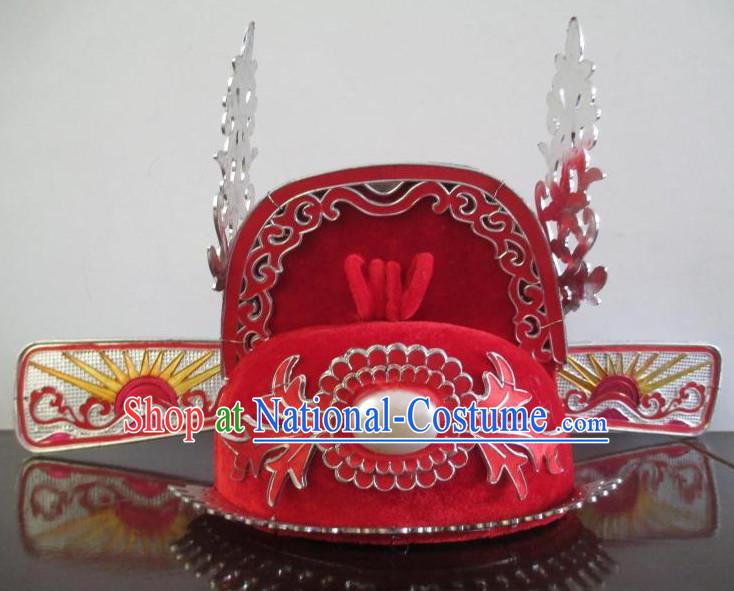 Asian Fashion Oriental Beijing Opera Wedding Bridegroom Scholar Hat