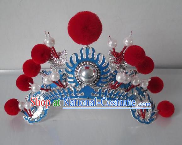 Asian Fashion Oriental Beijing Opera Hua Mulan Hat Headwear