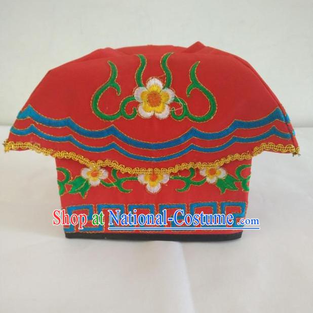 Oriental Stage Performance Peking Opera Hat for Men