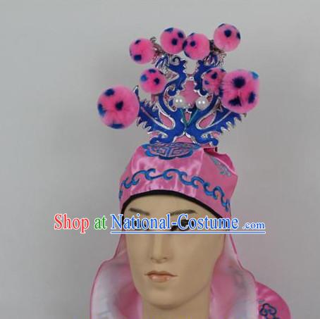 Oriental China Stage Performance Superhero Hat