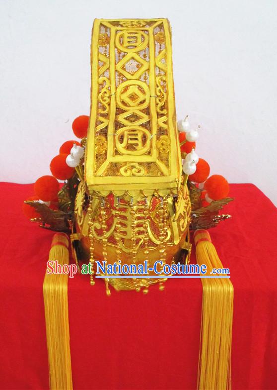 Chinese hat headwear China traditional hat official hat head wear