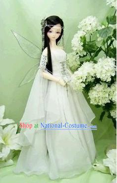 Chinese Fairy Costumes and Hair Accessories Complete Set for Women