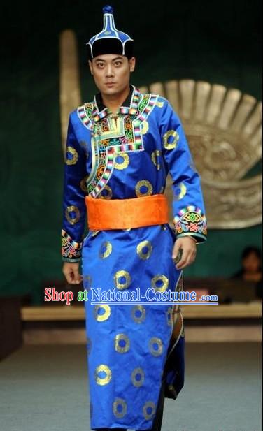 Oriental Clothing Chinese Traditional Mongolian Ethnic Plus Size Clothing online for Men