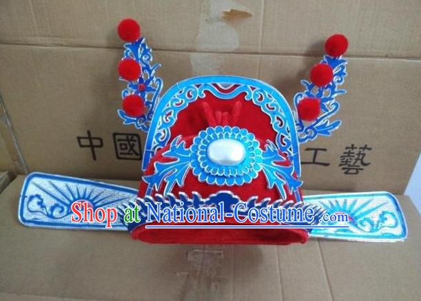 Chinese Traditional Opera Bridegroom Wedding Hat Number 1 Scholar Hat