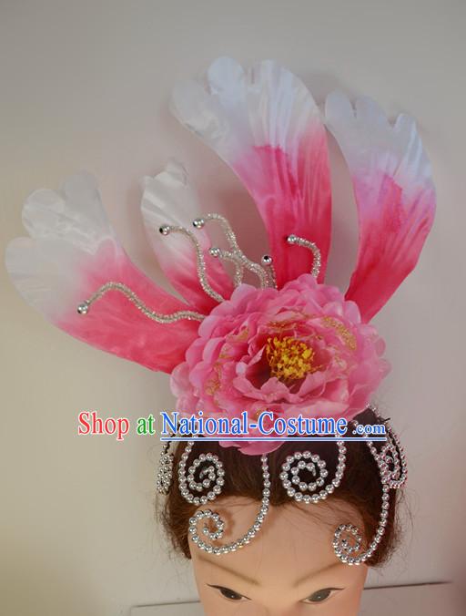 Chinese Classical Dance Big Flower Headwear