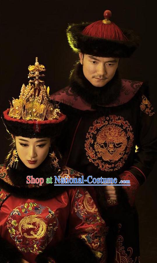 Chinese empress costumes qing dynasty manchu costume