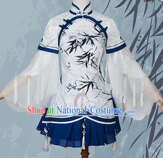 Asian Chinese Fashion Mandarin Collar Princess Halloween Costumes Cosplay Costumes Plus Size