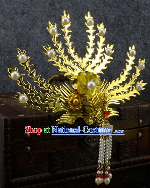 Chinese Traditional Handmade Phoenix Hair Jewelry