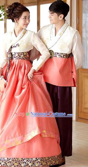 Korean Traditional Hanbok Formal Dresses Special Occasion Dresses for Couple