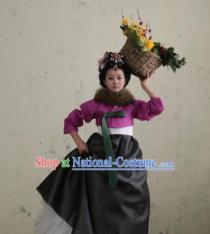 Korean Traditional Hanbok Formal Dresses Special Occasion Dresses for Women