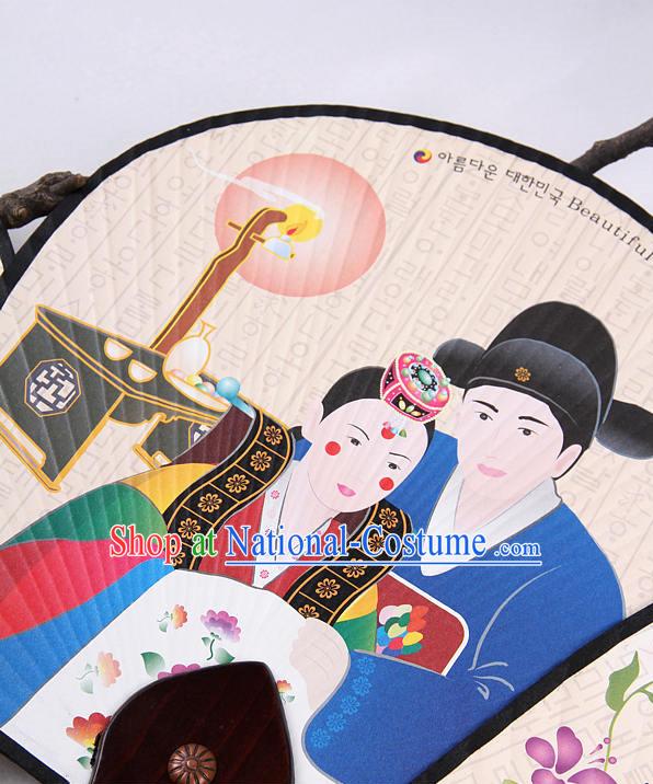 Korean Traditional Handmade Dance Fan for Women