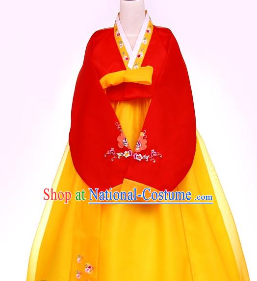 Top Korean Traditional Custom Made Dancing Hanbok Costumes Complete Set for Women