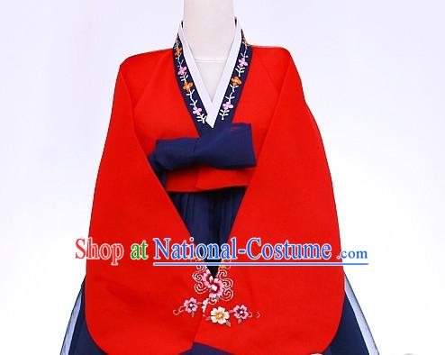 Top Korean Traditional Custom Made Dance Hanbok Costumes Complete Set for Women