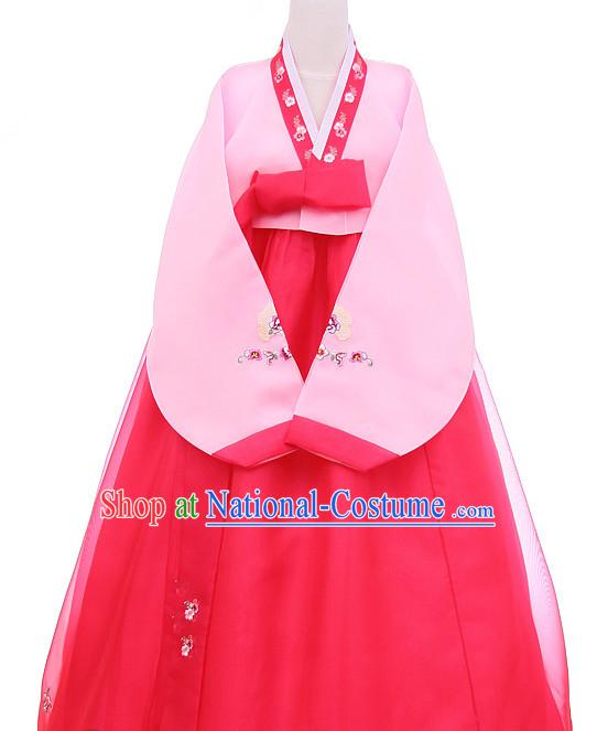 Top Korean Traditional Custom Made Dance Hanbok Costumes Complete Set for Women