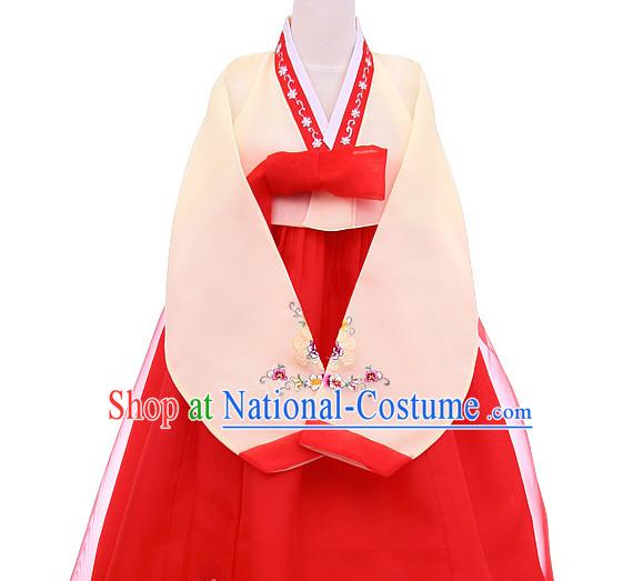 Top Korean Traditional Custom Made Dance Hanbok Costumes Complete Set for Women