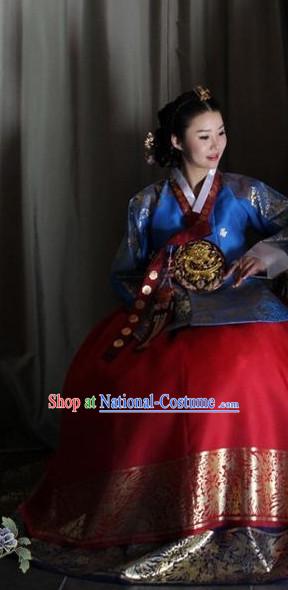 Korean Traditional Custom Made Dangui Hanbok Clothing Complete Set for Women