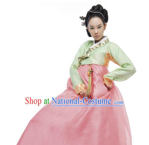 Traditional Korean Custom Made Dangui Hanbok Clothing Complete Set for Women