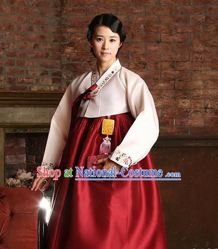 Traditional Korean Custom Made Hanbok Clothing Complete Set for Girls