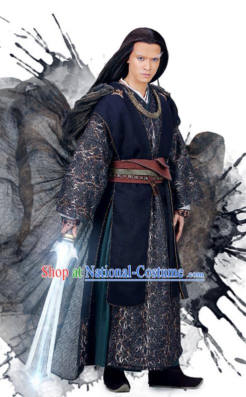 Chinese TV Drama Kung Fu Sifu Costumes Complete Set for Men