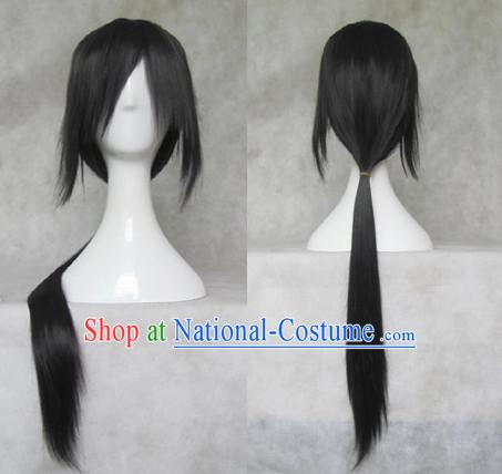 Traditional Chinese Cosplay Long Wig Chinese Ancient Costumes Wig for Men