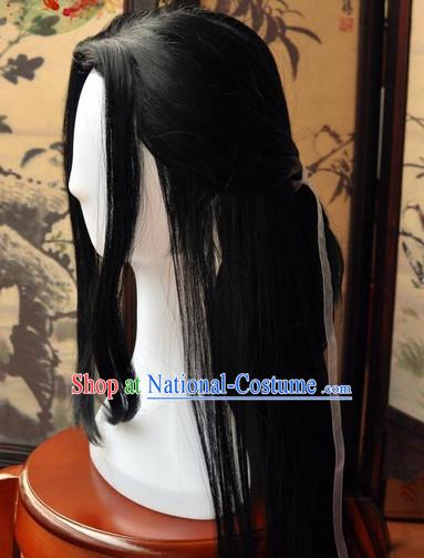 Chinese wigs cosplay wigs long black wigs ancient costumes hanfu