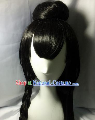 Asian Traditional Chinese Long Wig Ancient Costume Wigs for Women