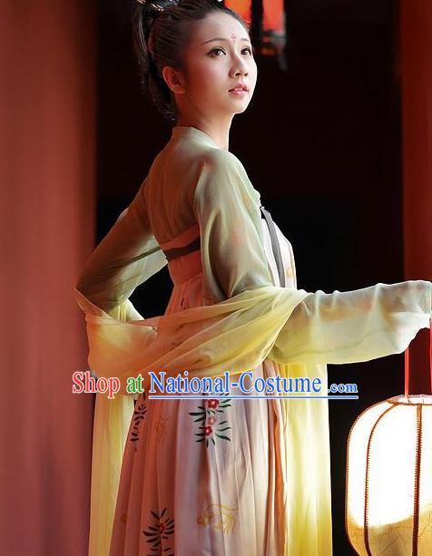 Chinese costumes wigs hair accessories hanfu traditional dress ancient costume