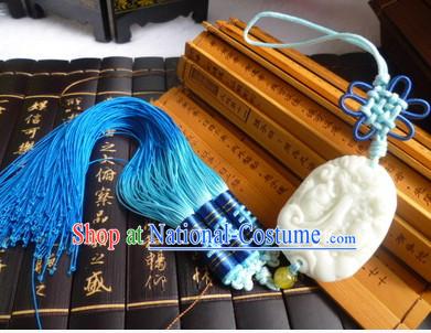 Chinese Traditional Hanfu Accessory Jade Belt Hanging Decoration