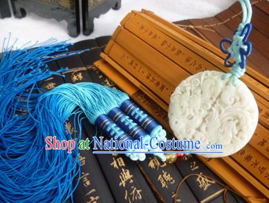 Chinese Traditional Costumes Jade Belt Accessories