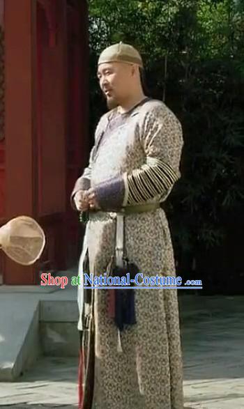 Chinese Emperor Clothes and Hat Complete Set