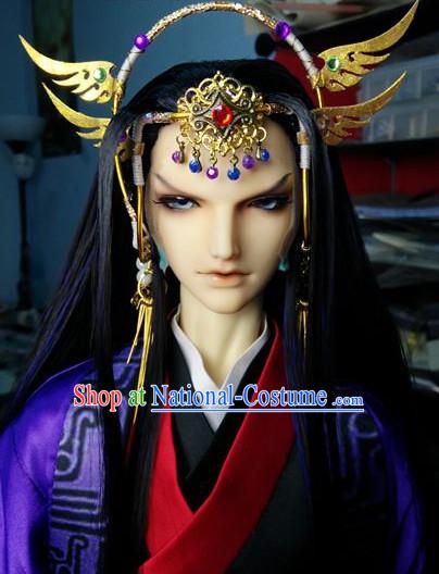 Chinese Stage Performance Prince s Mens Hair Accessories Hair Jewelry