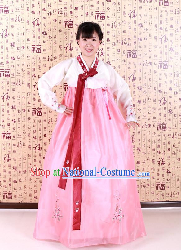 Korean Traditional National Dancing Costumes for Women