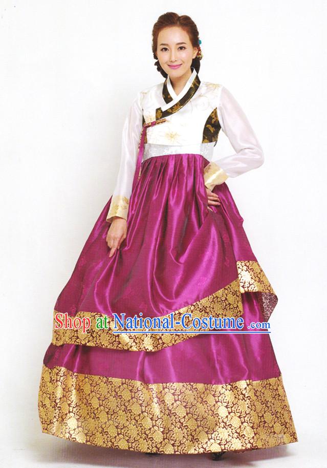 Korean Traditional Dress Clothing Complete Set for Ladies