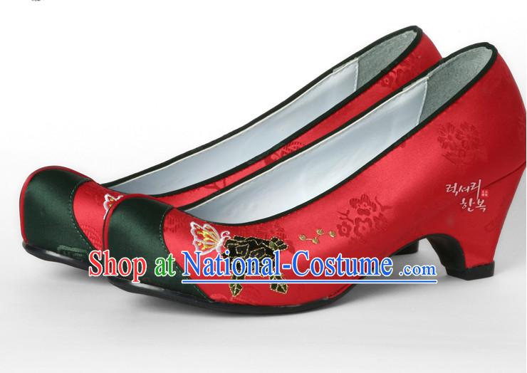 Korean Traditional Wedding Bridal Shoes for Brides