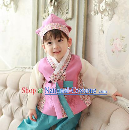 Korean Traditional Birthady Dress Hanbok Clothing for Boys