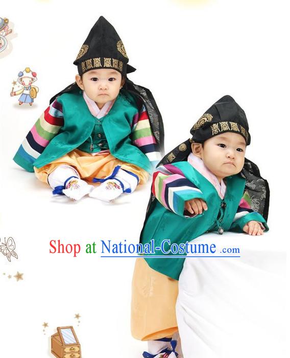 Korean Birthady Dress Hanbok Clothing for Boys