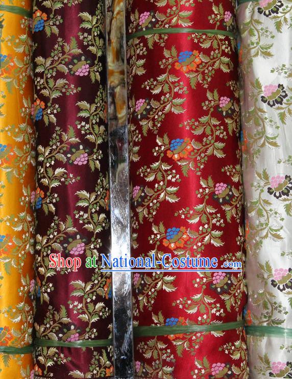 Asian China Traditional Tibetan Brocade Dress Material