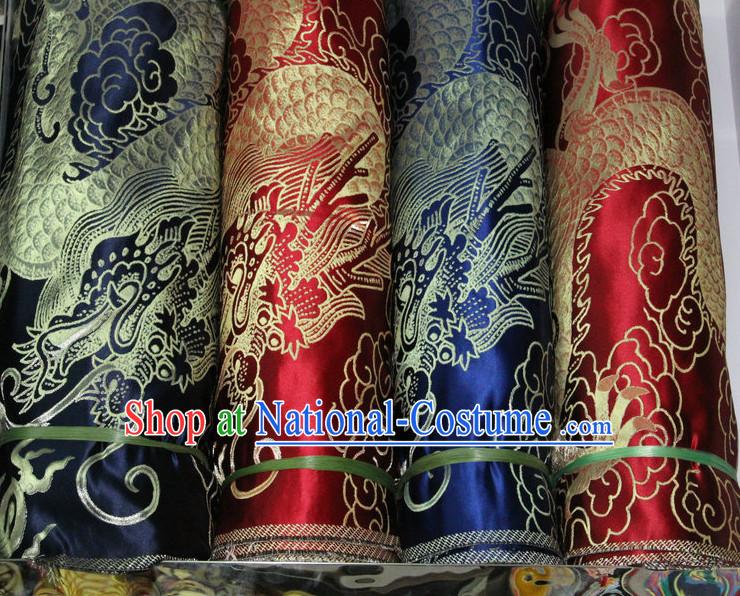 Chinese Tibetan Brocades Embroidered Fabric Sewing Material